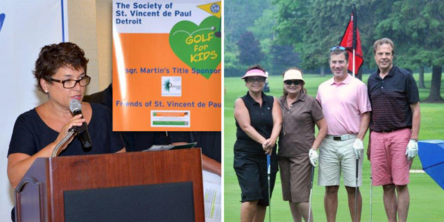 Dr Lucia Zamorano President Michigan Brain and Spine Surgery Center was the Golf Chair ‎at the SVDP Golf Outing at PLCC June 23 2014. All the proceeds of the event are to be used to send Children to Camp.